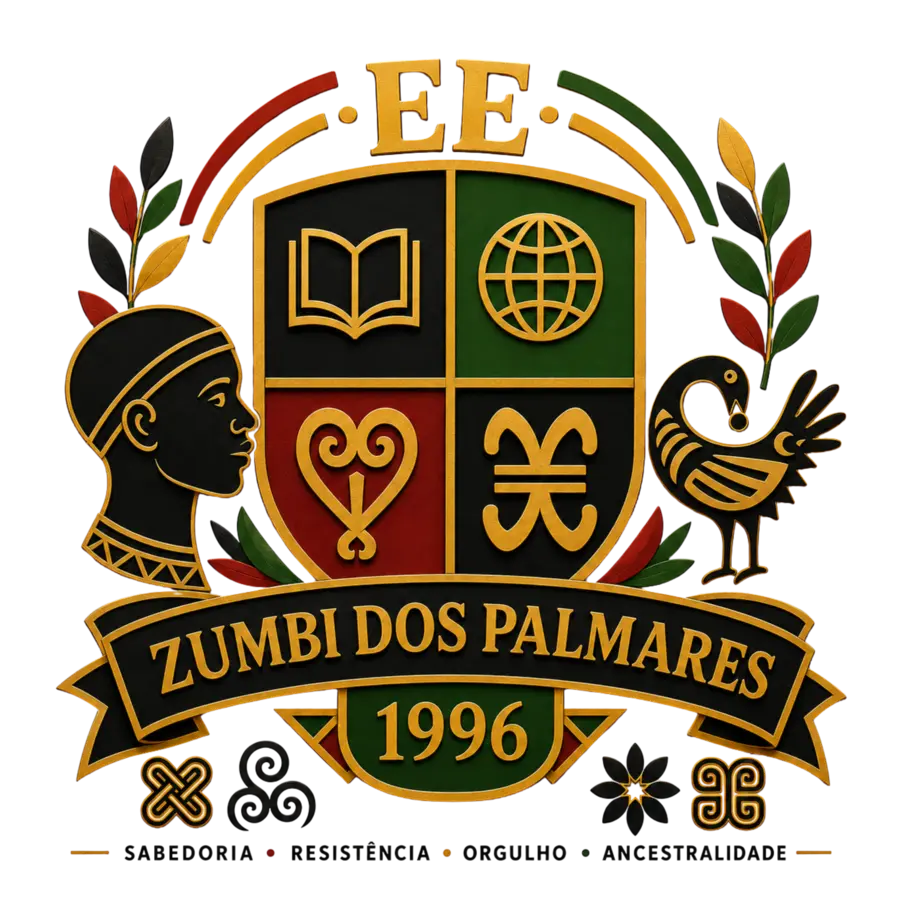 Brasão da EE Zumbi dos Palmares