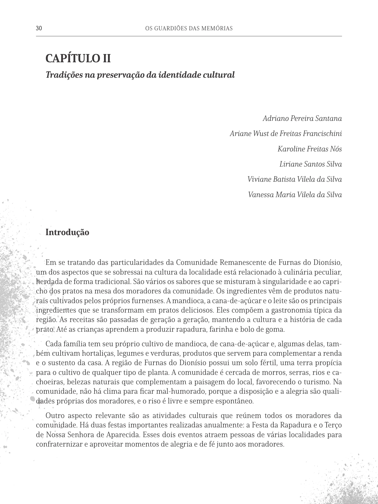 Página 30 do livro Os Guardiões das Memórias