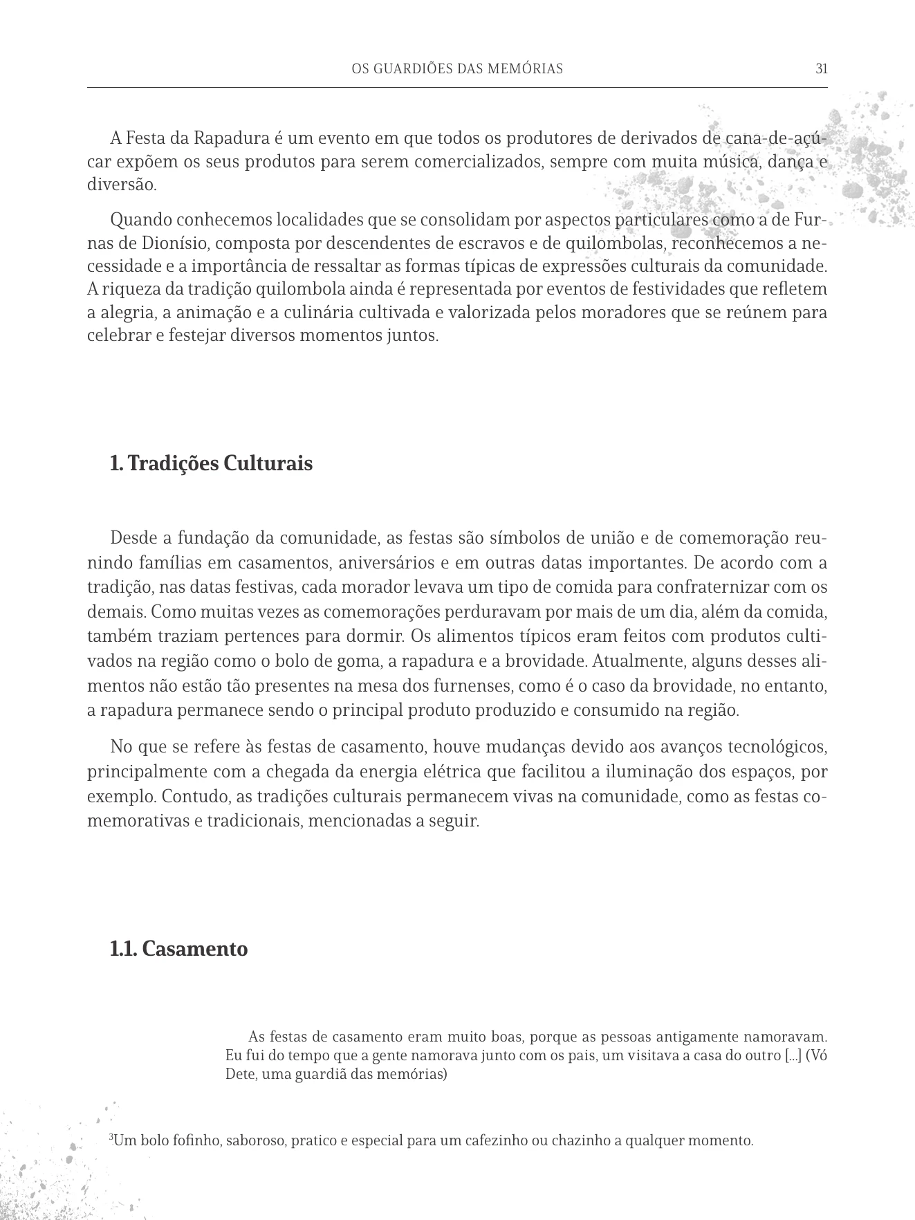Página 31 do livro Os Guardiões das Memórias