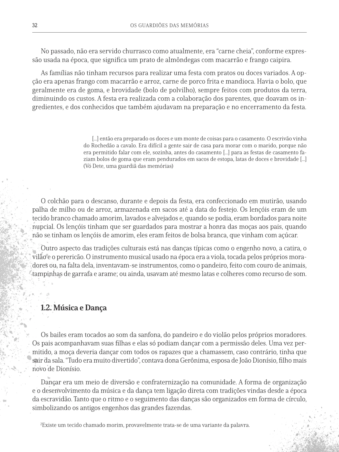 Página 32 do livro Os Guardiões das Memórias