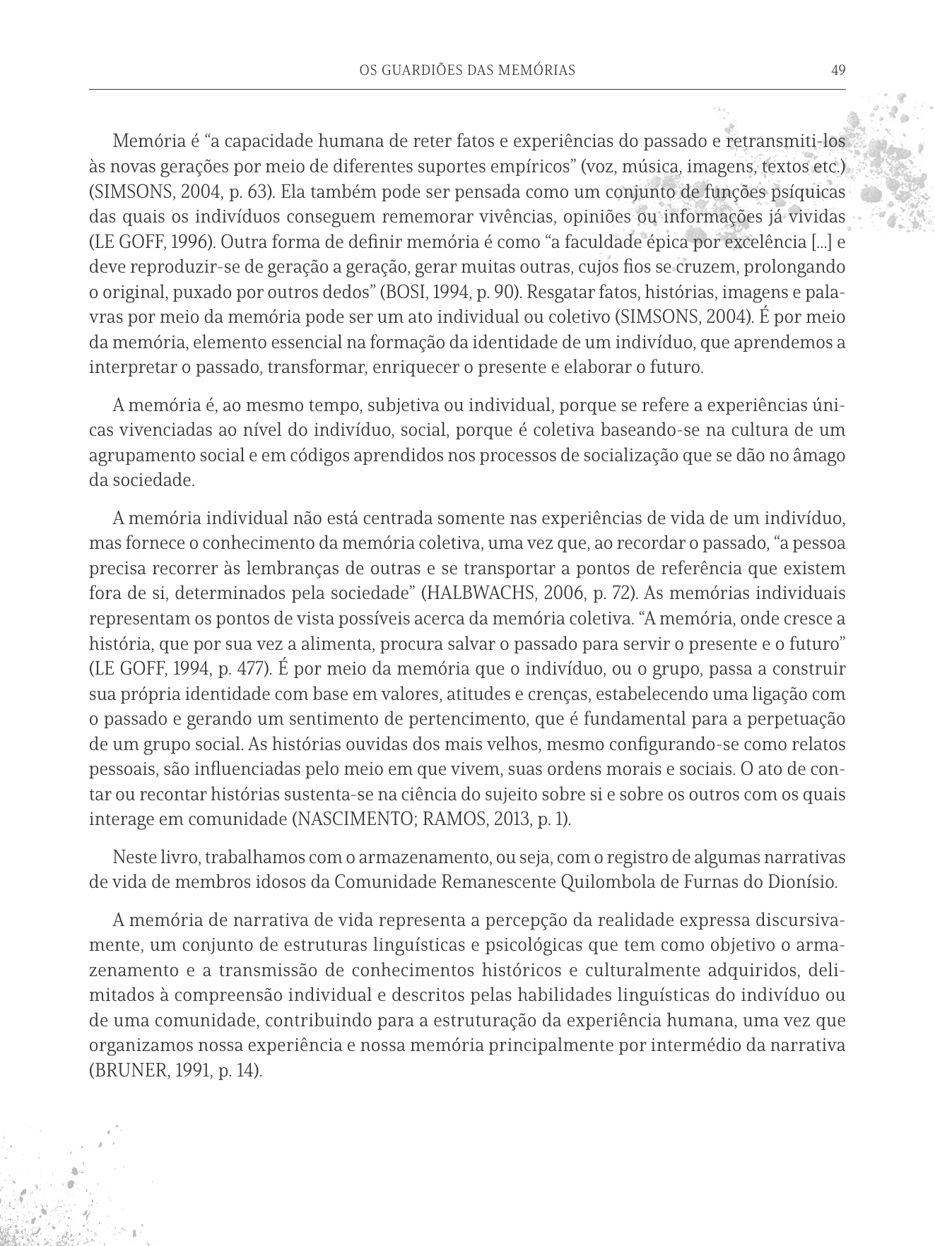 Página 49 do livro Os Guardiões das Memórias