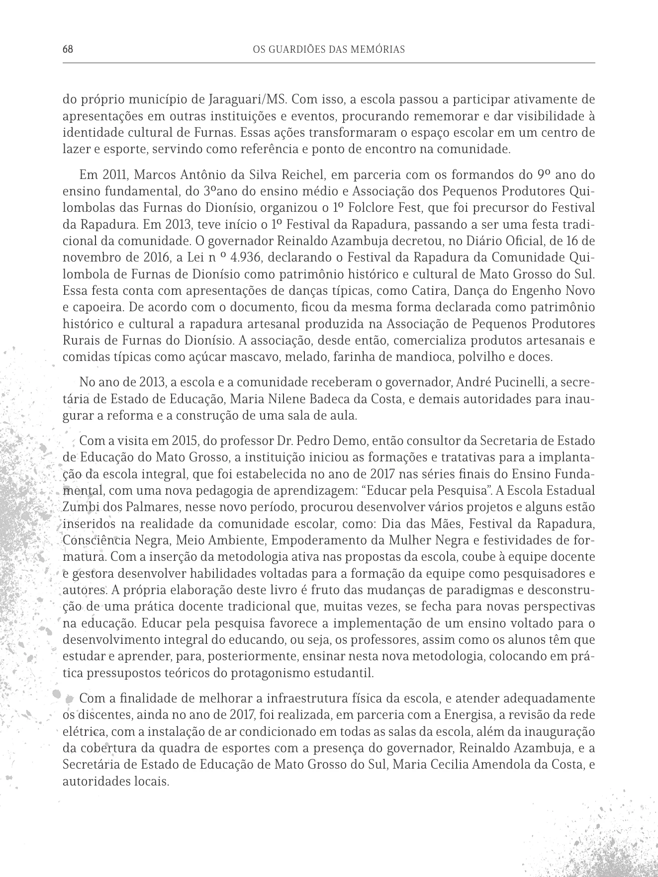 Página 68 do livro Os Guardiões das Memórias